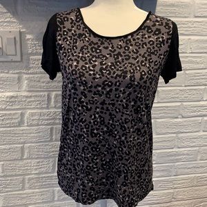 Loft Animal Print Top